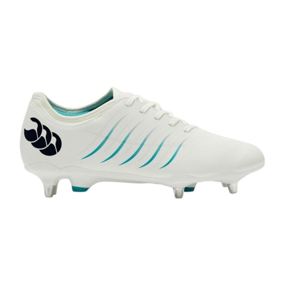 Canterbury Mens Phoenix 2.0 Team Soft Ground Rugby Boots / White